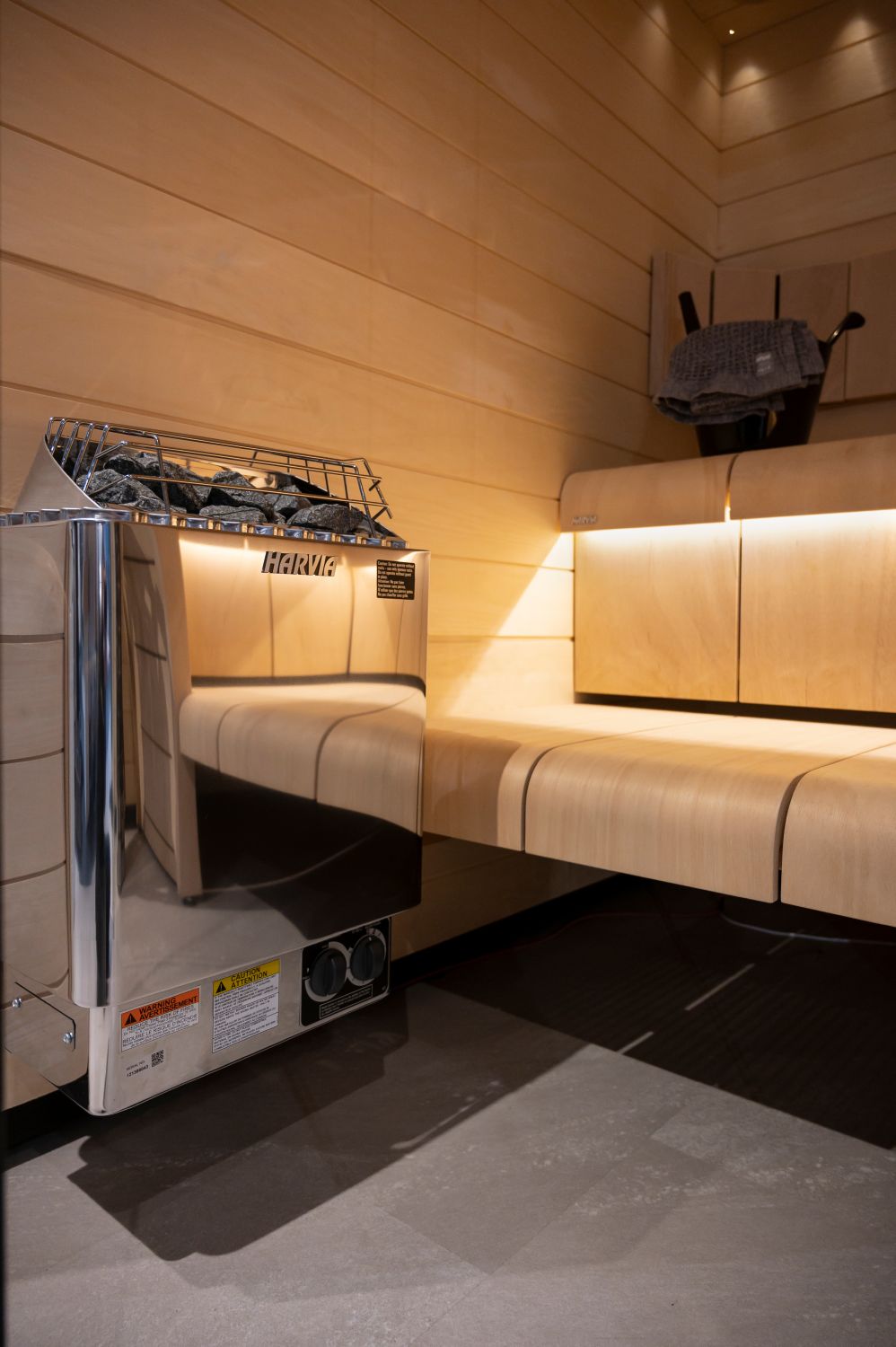 Harvia - Kip 60B Commande Intégré & Pierres