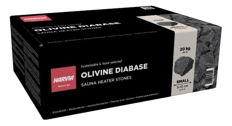 Pierres de sauna Harvia originales (Ø 5 à 10 cm) - AC3000